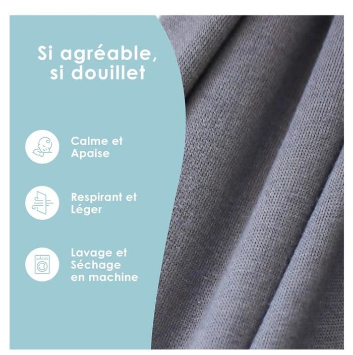 Écharpe de portage, mains libres, élastique, ergonomique et légère - photo numéro 4