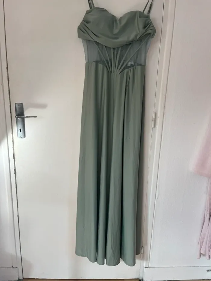 robe verte sauge