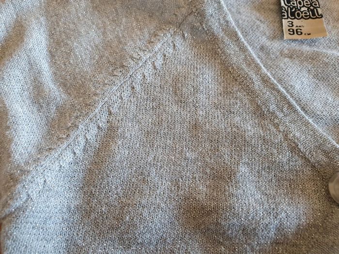 Gilet boléro gris - photo numéro 4