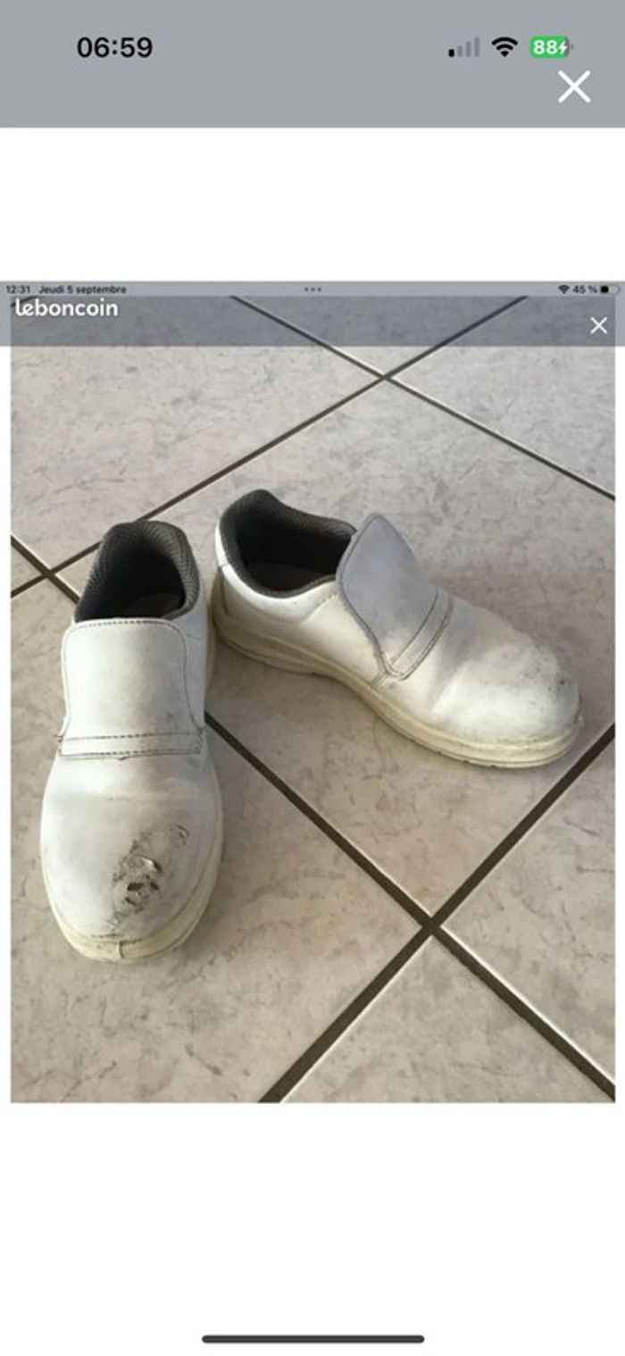 Chaussure de boulanger mixte 39