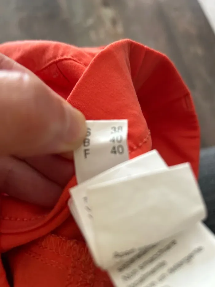 Pantalon taille élastique orange jamais porté - photo numéro 6