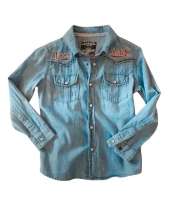 Magnifique  chemise  en jean taille 4 ans