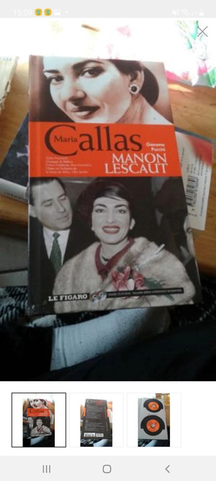 Cd album manon lescaud p