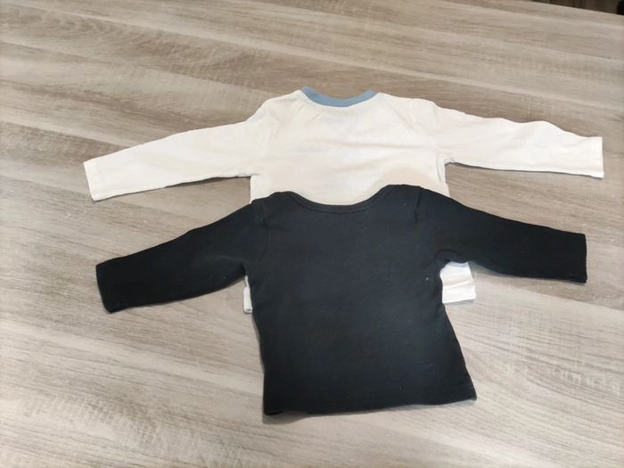 Lot 2 tee shirt manche longue 12 mois - photo numéro 6