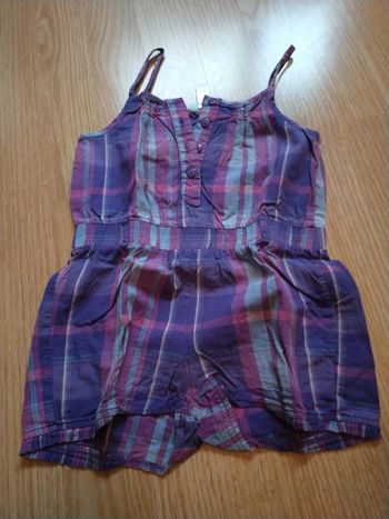 Combi short à carreaux 23 mois