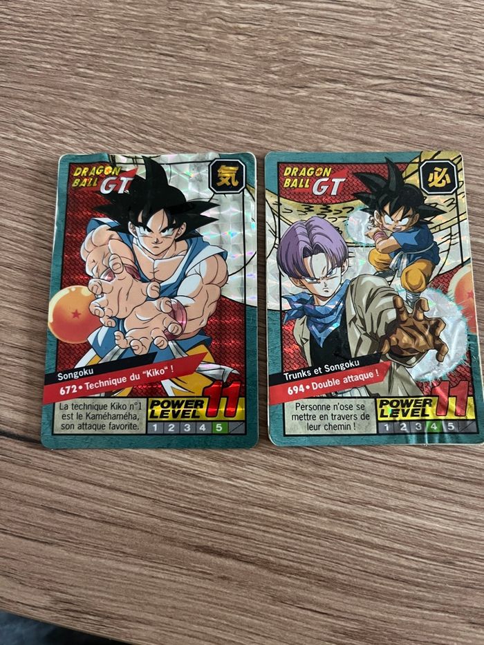 Lot de deux cartes Prisme Cardass Bandai 672 et 694 - photo numéro 1