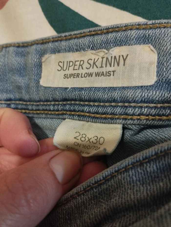 Jeans femme super skinny H&M taille 38 - photo numéro 3