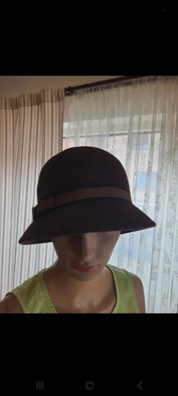 Chapeaux femme marron Veritas en laine 56cm