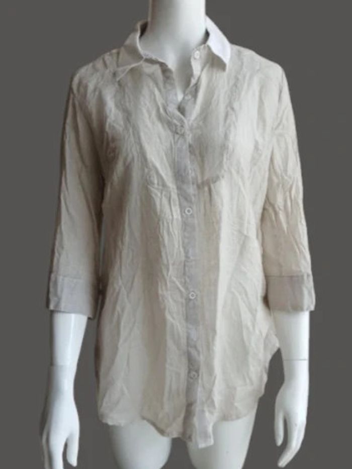 Chemise transparente manches 3/4 ( lire mesures avant achat)