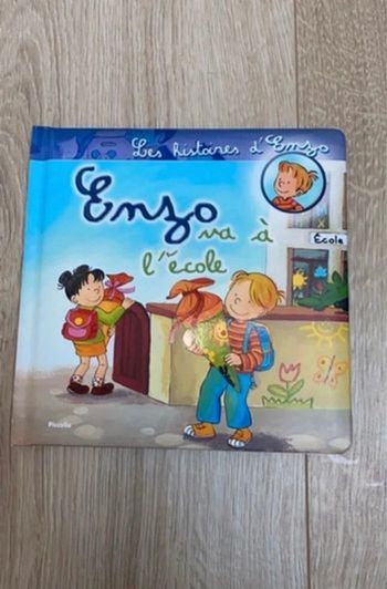 Livre Enzo va à l’école