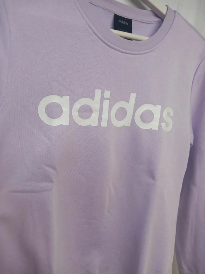 Pull/Sweat Vintage Adidas LIlas - photo numéro 5