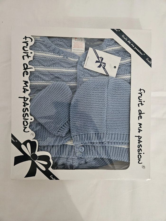 Coffret cadeau ensemble 4 pièces pour bébé garçon - photo numéro 2