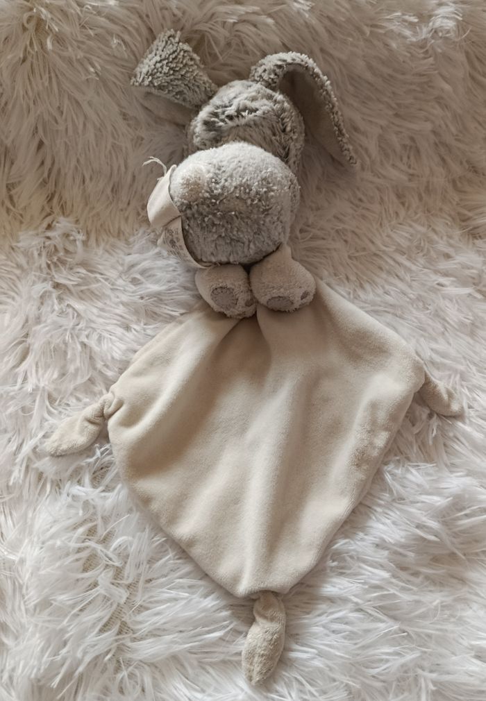 Doudou peluche ours déguisé en lapin Happy Baby - Premaman - photo numéro 2