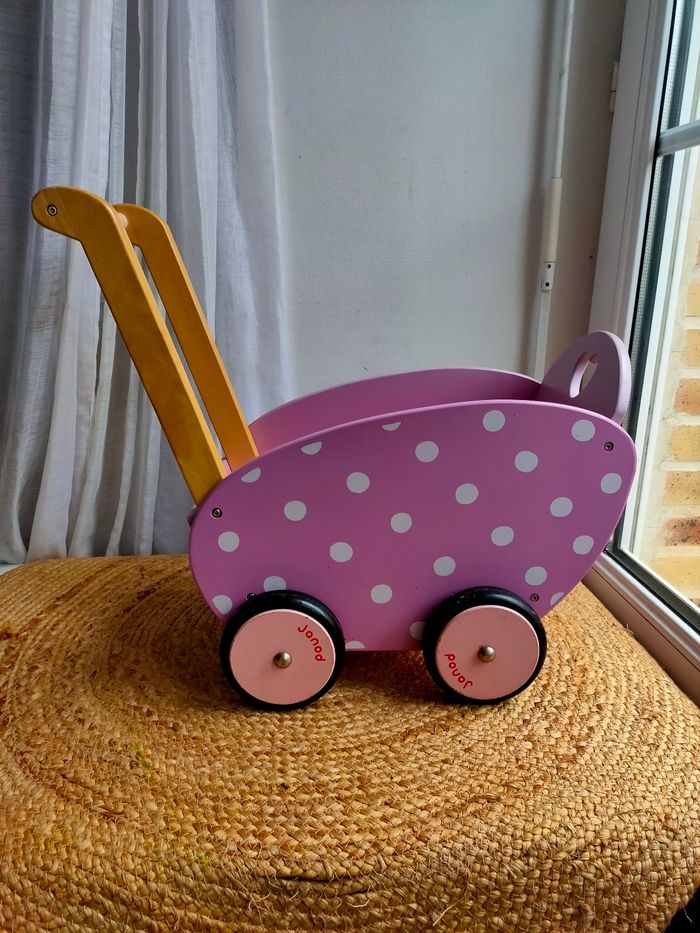 Poussette en bois Janod - photo numéro 4