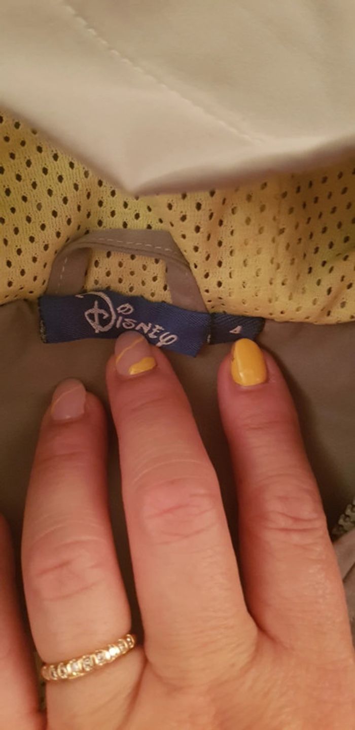 Veste coupe vent Disney Winnie vert kaki clair - photo numéro 4