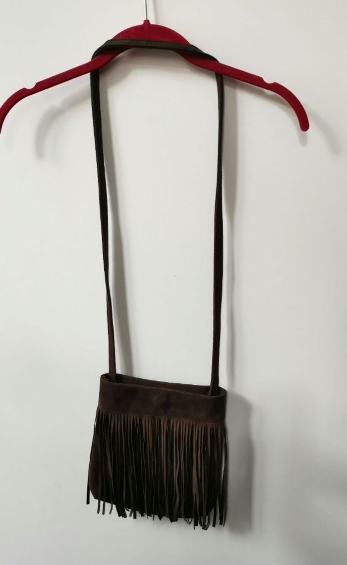 Sac bandoulière cuir nubuck couleur marron 💘
