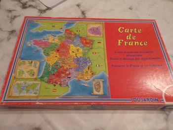 Puzzle Carte de France avec départements Dujardin