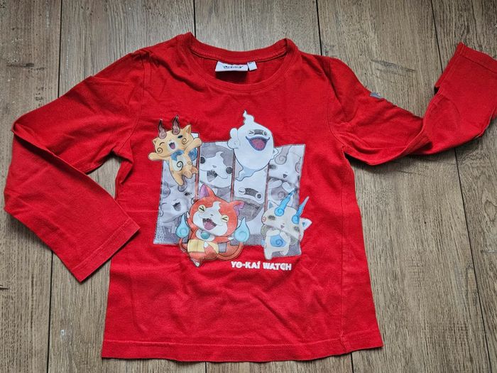 T.shirt rouge Yo-Kai Watch 6 ans