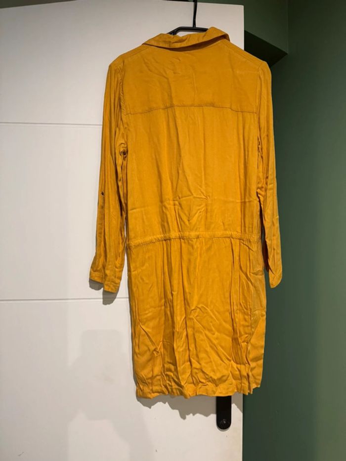 Robe chemise moutarde - photo numéro 4
