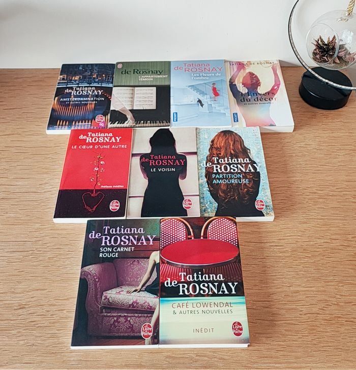 📚 Lot de 9 romans - Tatiana De Rosnay 📚