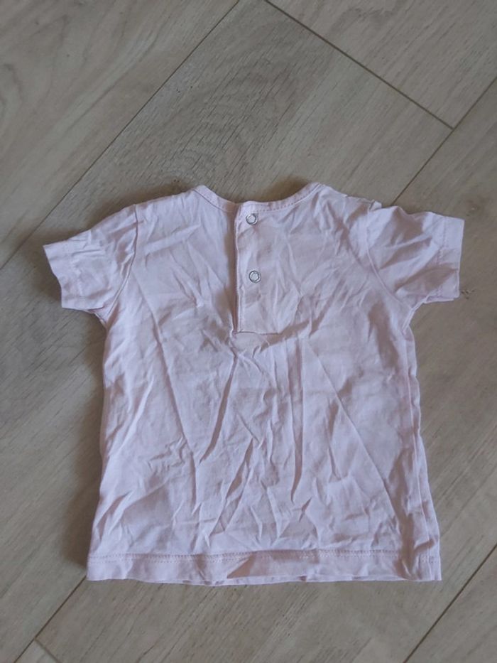 Tee-shirt manches courtes fille La Redoute 3 mois (78) - photo numéro 3
