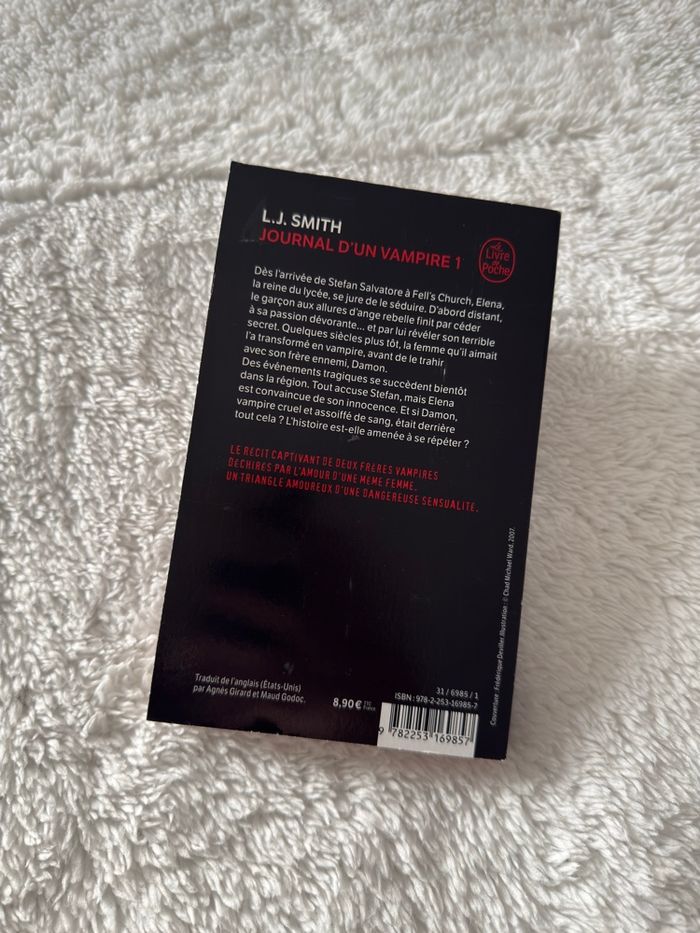 Journal d’un Vampire – Tome 1 – L.J. Smith – Livre de Poche - photo numéro 2