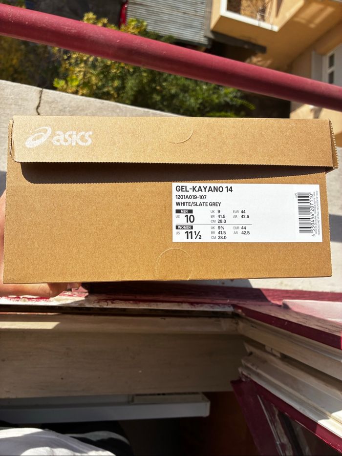 ASICS Gel Kayano 14 White/Slate Grey - photo numéro 8