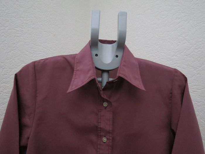 chemise vintage bordeaux js paris made in France🌸 - photo numéro 3