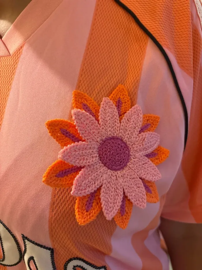 Teeshirt Adidas pink spark / orange taille L - photo numéro 2