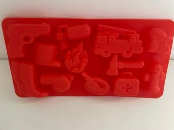 Moule silicone pompier 