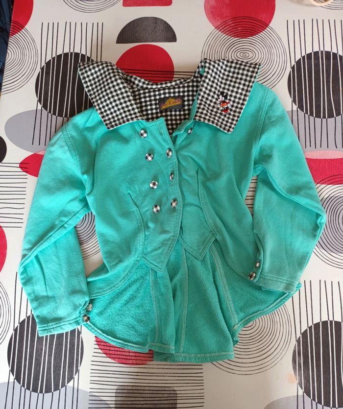 Tailleur jupe et veste 👧 Vintage taille 12 ans - photo numéro 4