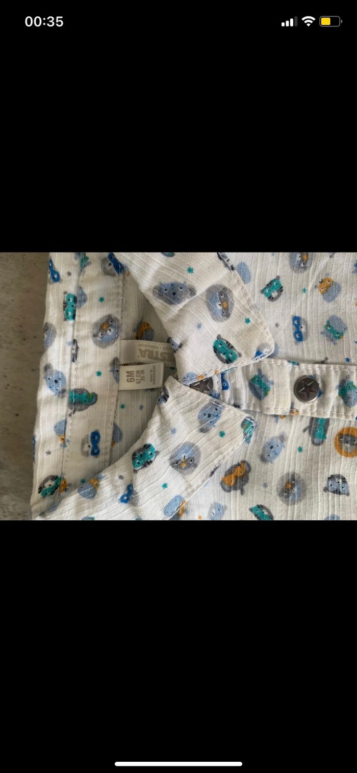 Lot chemises 6 mois - photo numéro 3
