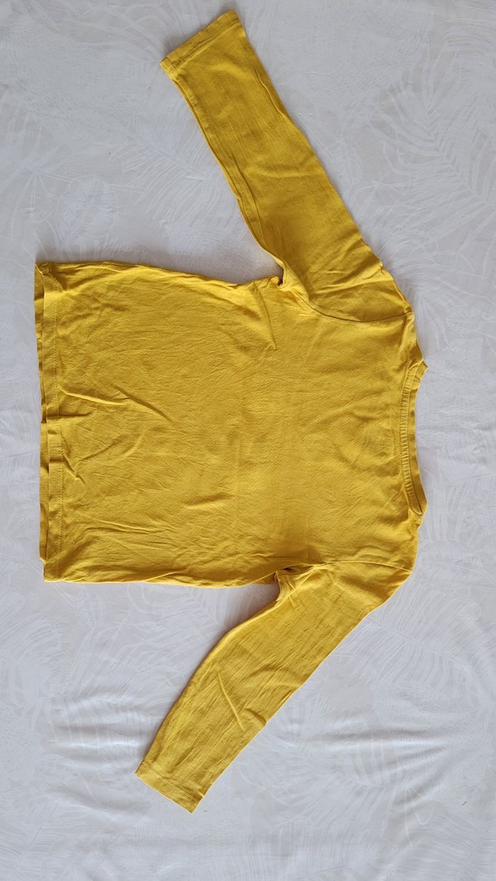 Teeshirt moutarde garçon 4-5 ans - photo numéro 5