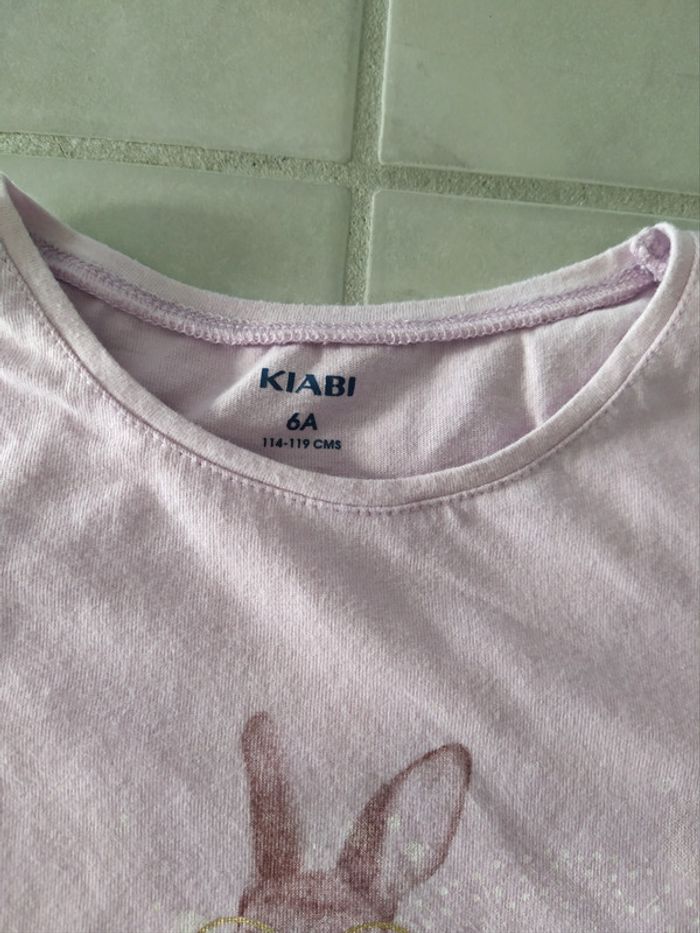 Tee-shirt manches longues fille 6 ans - photo numéro 3