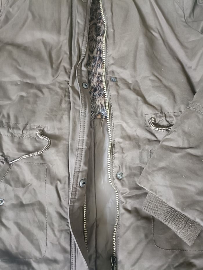 Parka à capuche kaki 12 ans kiabi - photo numéro 2