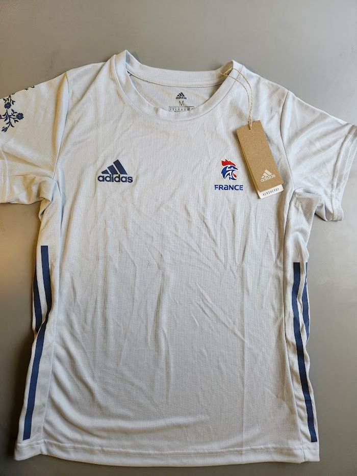 Maillot Adidas Équipe de France – Femme Taille M – Neuf