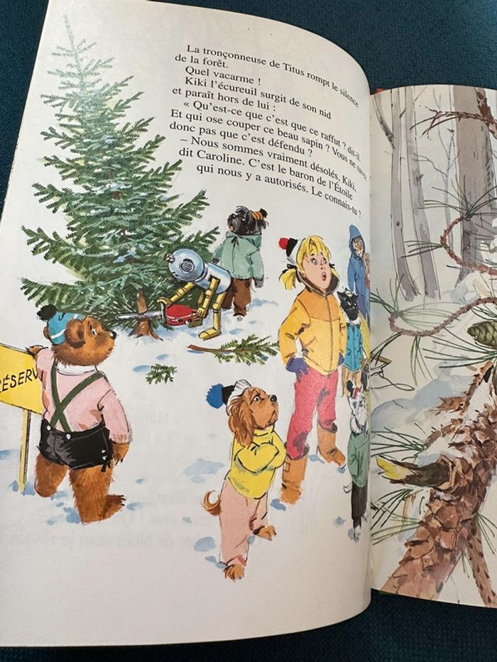 Livre Le Noël de Caroline couleurs multicolore rare album bd Pierr Probst - photo numéro 4