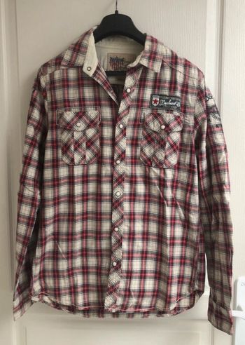 Chemise carreaux homme deeluxe taille s