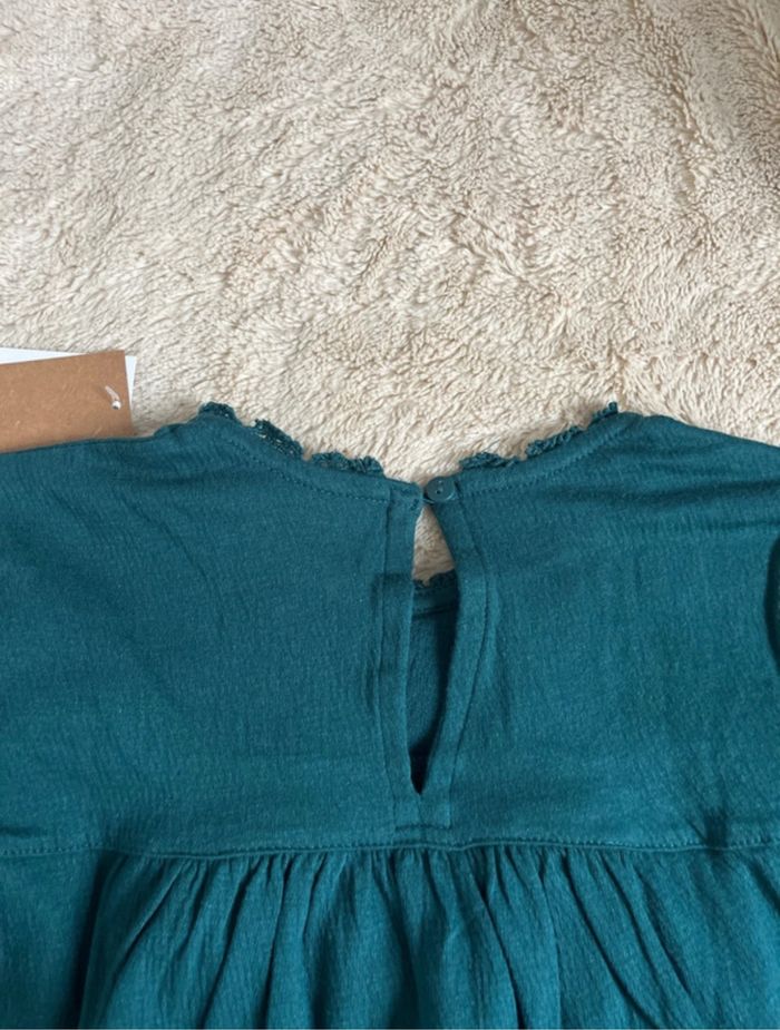 Blouse enfant fille verte kiabi taille 10ans - photo numéro 6