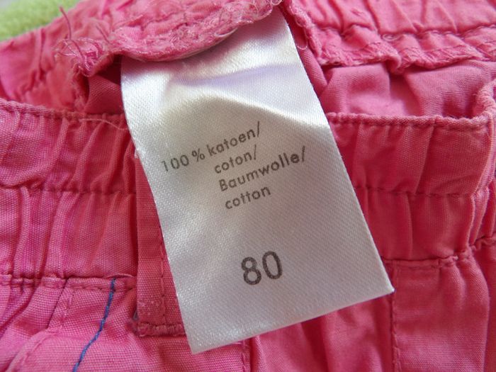 Pantalon rose coton - 12 mois - photo numéro 9