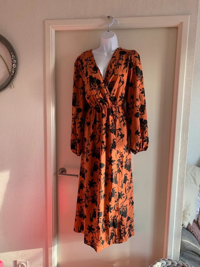 Robe longue fendue