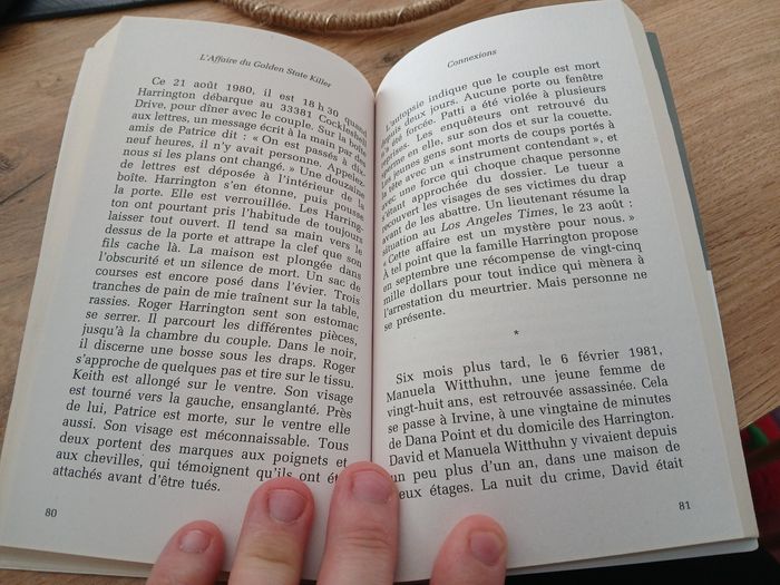 LIVRE L AFFAIRE DU GOLDEN STATE KILLER DE WILLIAM THORP - photo numéro 3