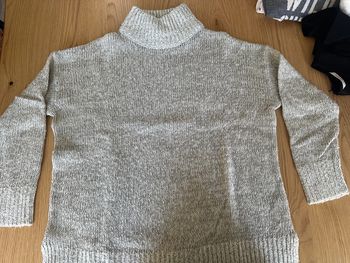 Col roulé beige/gris