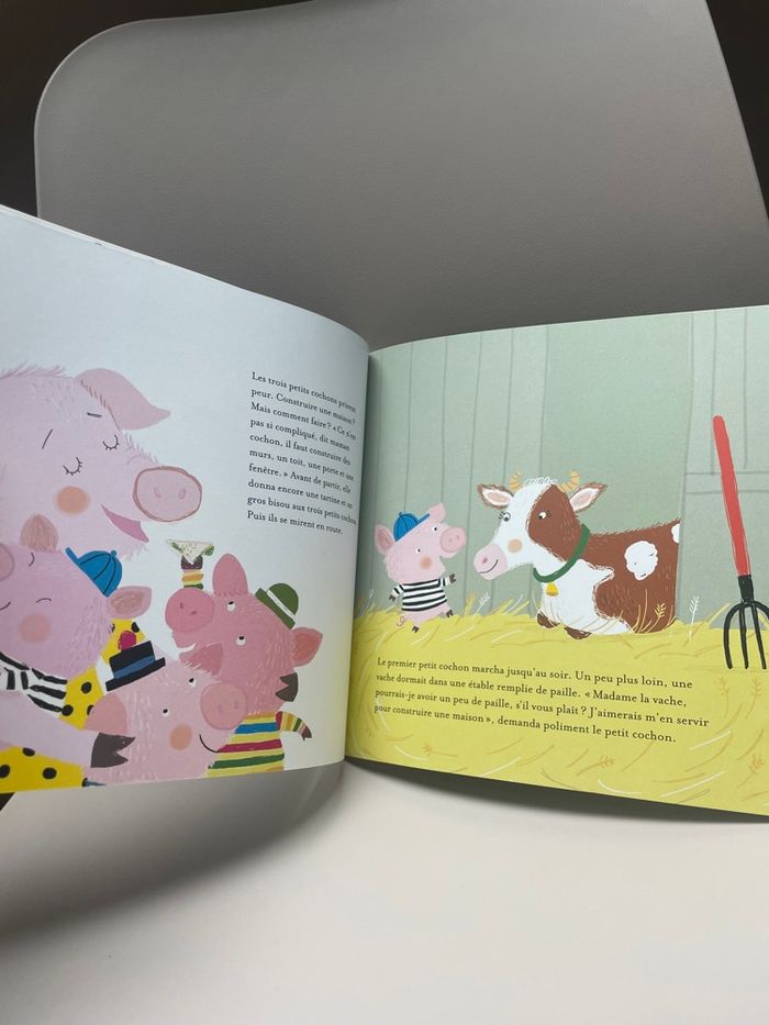 Livre enfant neuf - les trois petits cochons - photo numéro 4
