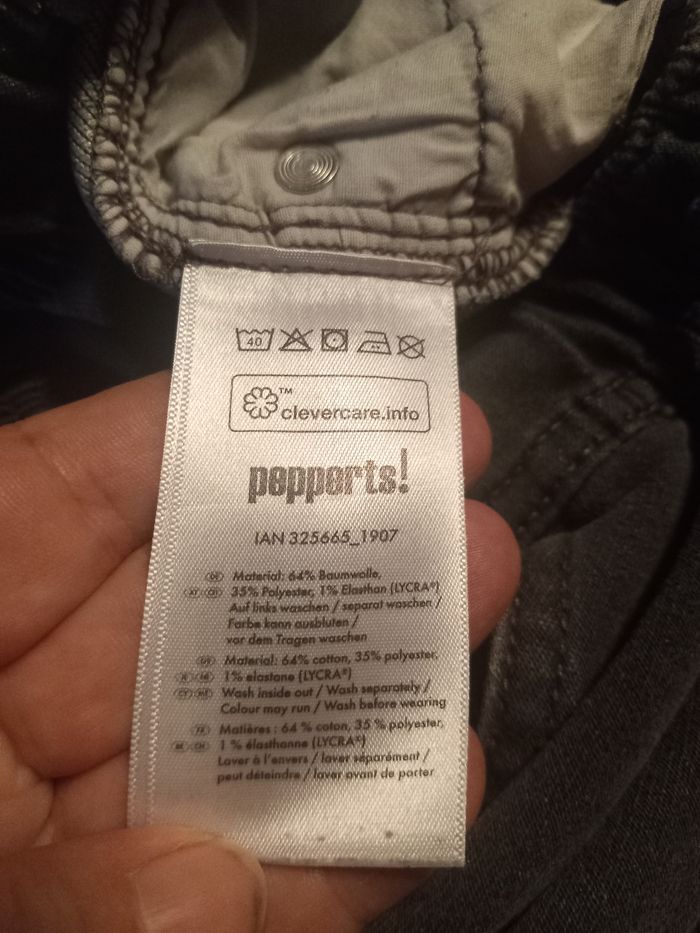 Short en jeans gris Pepperts - photo numéro 5