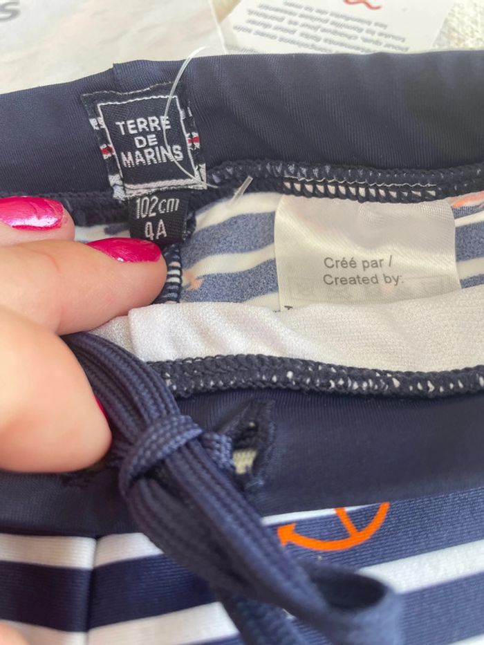 Maillot de bain, terre de marins, quatre ans, neuf - photo numéro 3