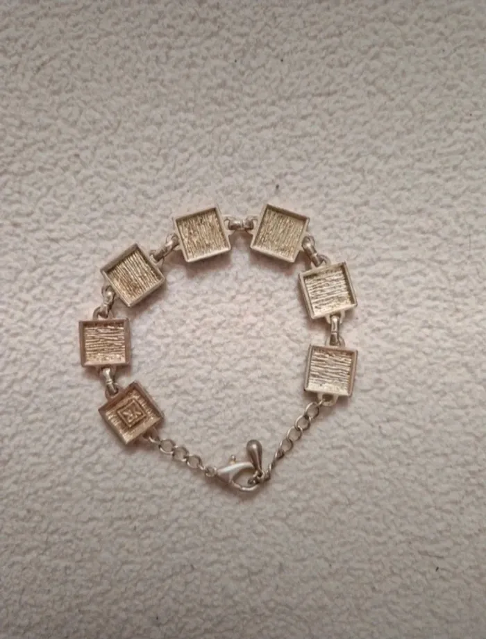 Jolie bracelet vert et jaune réglable - photo numéro 3