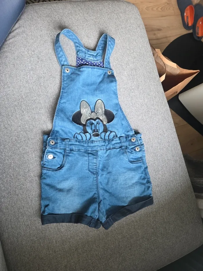 Short Salopette Minnie strass - photo numéro 3