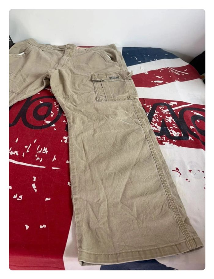 Pantalon cargo Wrangler taille 46 marron clair/ beige crème - photo numéro 9