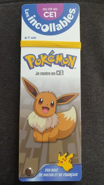 Les incollables Pokémon CE1